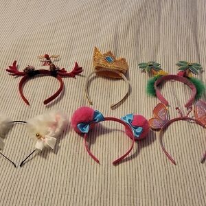 Costume Headband Set Of 6- Multicolor